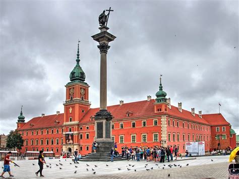 Widok na Zamek Królewski w Warszawie