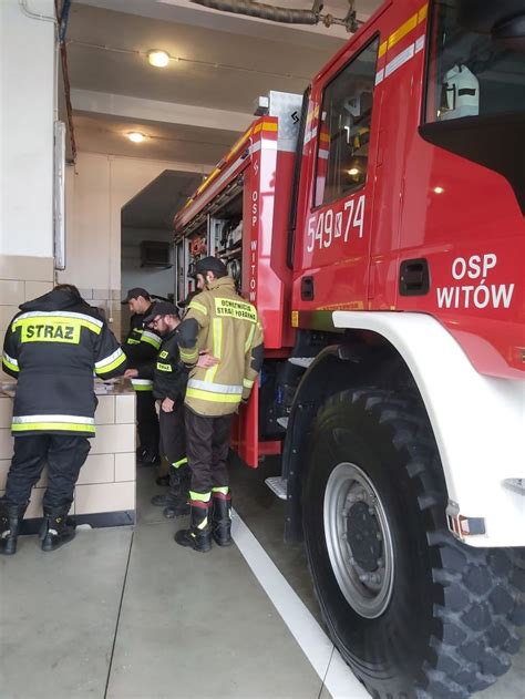 schemat rozmieszczenia jednostek OSP na terenie Gminy Chodel