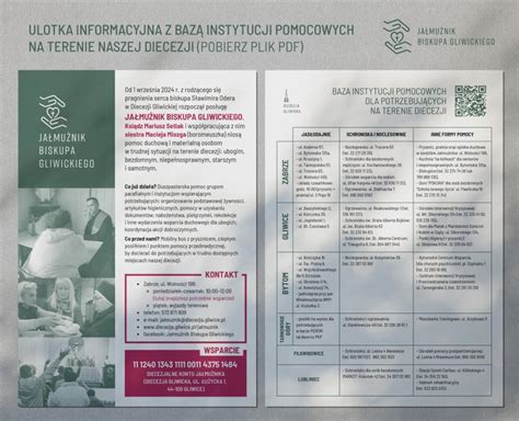 Infografika przedstawiająca zestawienie najpotrzebniejszych środków pomocowych dla fundacji: leki, karma, odzież, materiały budowlane.