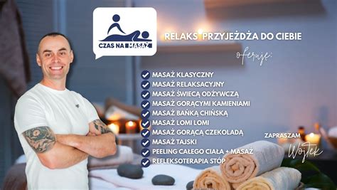 Infografika przedstawiająca zestawienie oferowanych technik masażu i rehabilitacji w gabinecie