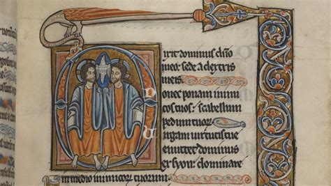 Ilustracja przedstawiająca średniowieczny manuskrypt.