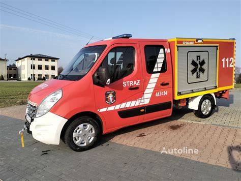 Photo of a light Renault Master fire truck