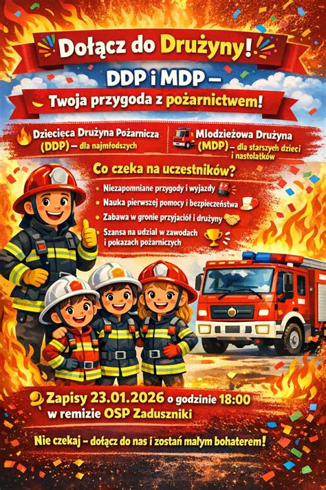 Zarząd OSP spotyka się z rodzicami dzieci z DDP i MDP, omawiając zasady bezpieczeństwa