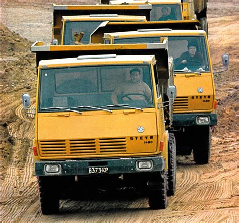 Przykłady malowania ciężarówek Steyr z serii 1490/1491 w Polsce