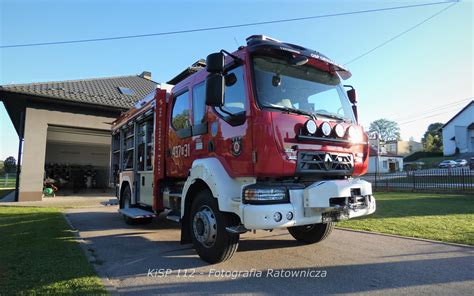 nowy średni samochód ratowniczo-gaśniczy Renault OSP Kadcza