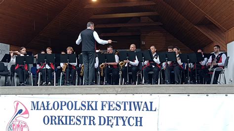 Uroczysta ceremonia zakończenia XXVI Ogólnopolskiego Festiwalu Orkiestr Dętych OSP.