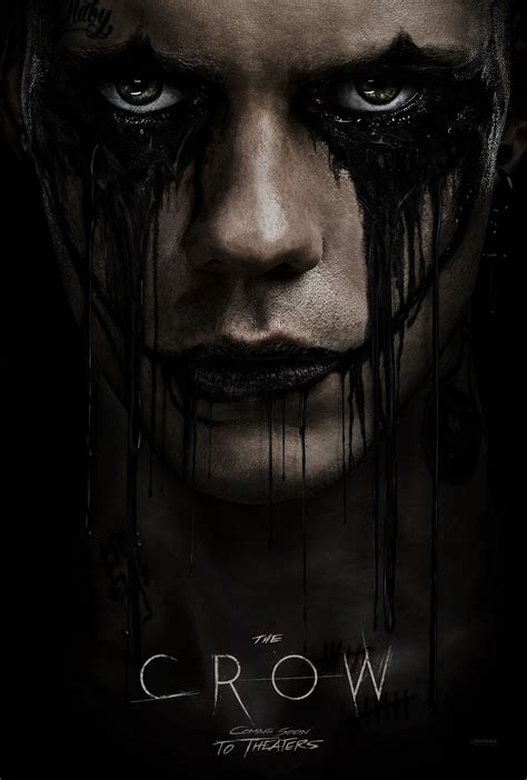 The Crow film poster with Eric Draven and Shelly