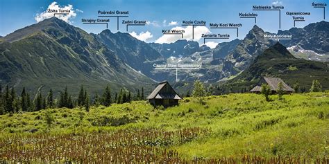 Panorama Małej Fatry z widokiem na skaliste szczyty i doliny