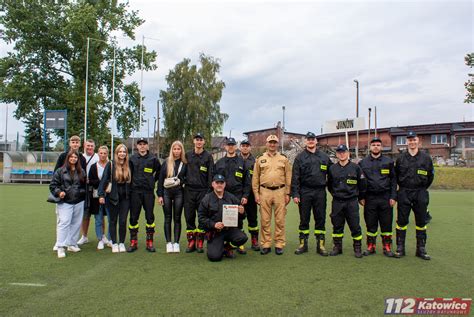 Thematic photo of OSP Janów Mysłowice members conducting fire prevention training