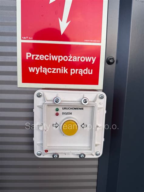 Konserwacja przeciwpożarowego wyłącznika prądu
