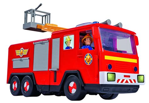 Przykładowe dekoracje tortowe ze Strażakiem Sam (hydrant, wóz strażacki)