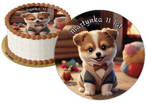 Opłatek na tort z motywem Strażaka Sama