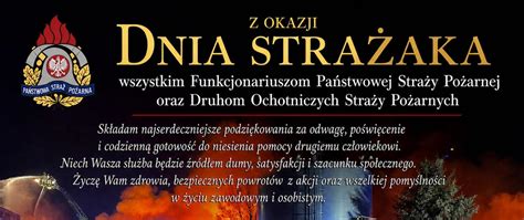 Zdjęcie przedstawiające akcję gaśniczą lub ratunkową straży pożarnej w nocy