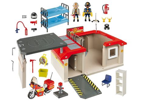Zestaw Playmobil Przenośna Remiza Strażacka