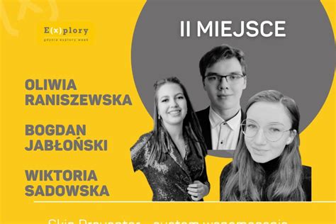 Grafika prezentująca nagrodzone szkoły w konkursie #OSEWyzwanie, z zaznaczeniem lokalizacji szkół z powiatu myślenickiego