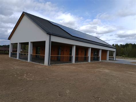 Plan architektoniczny modernizacji budynku świetlicy wiejskiej w Koplanach wraz z rozbudową garażu OSP.