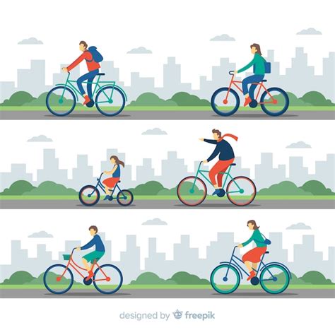 Pracownicy Google jeżdżący na kolorowych rowerach GBike po kampusie Googleplex