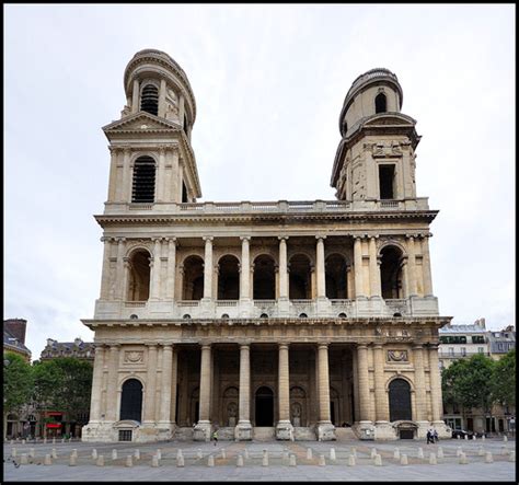 historyczny kościół Saint-Sulpice w Paryżu