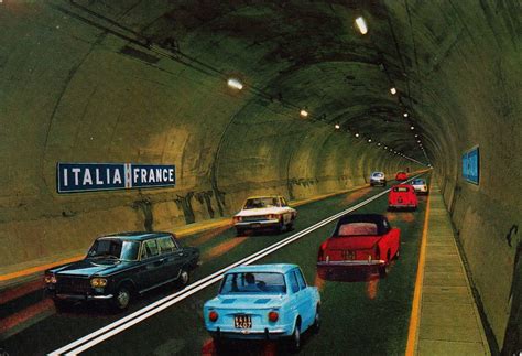 schemat tunelu Mont Blanc i obszaru pożaru