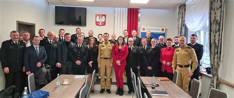 Spotkanie strażaków OSP z przedstawicielami władz samorządowych