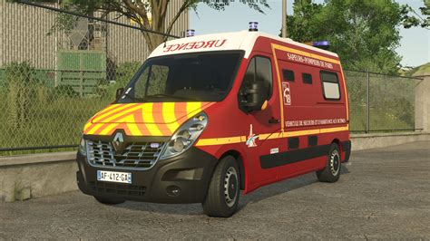 Renault Master III generacji w wersji wozu strażackiego