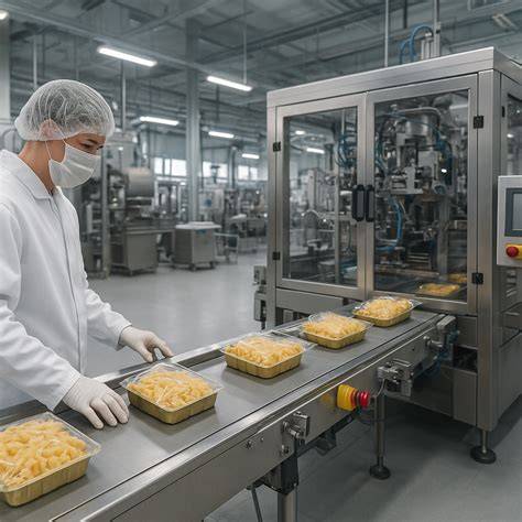 Linia produkcyjna w fabryce w Tychach - nowoczesna automatyzacja i robotyzacja