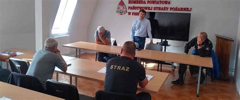 Szkolenie kadry dowódczej straży pożarnej