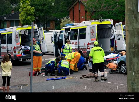 Thematic photo of emergency services at a road accident scene