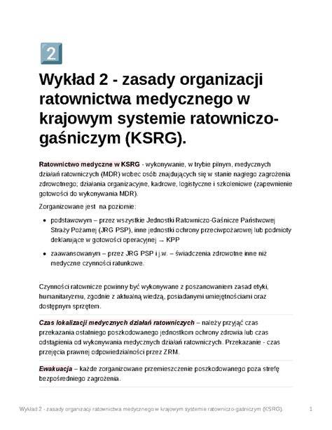 Infografika: Poziomy organizacji ratownictwa medycznego w KSRG (podstawowy i zaawansowany) wraz ze statystykami