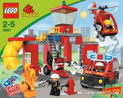 Infografika z kluczowymi elementami zestawu LEGO Duplo 5601