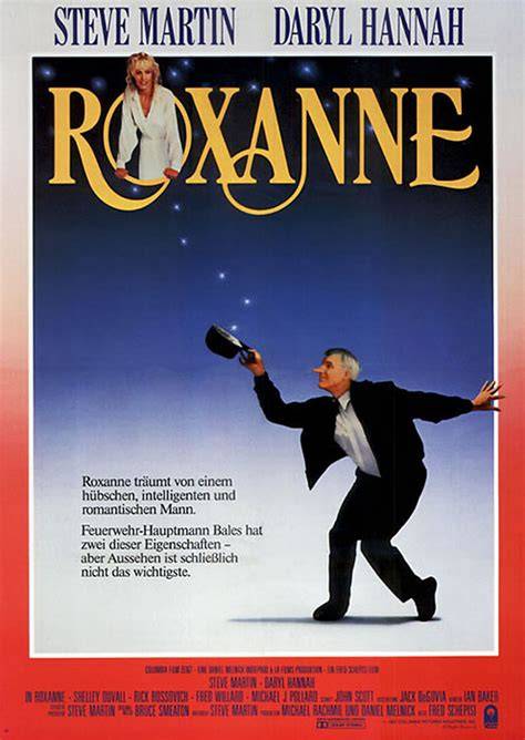 Plakat filmu Roxanne z 1987 roku