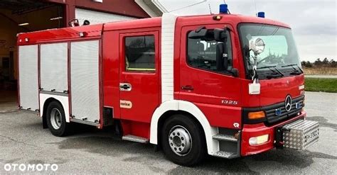 Mercedes Atego strażacki w akcji