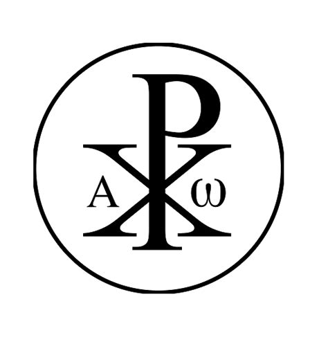 symboliczny obraz przedstawiający płonącą katedrę i symbole chrześcijaństwa