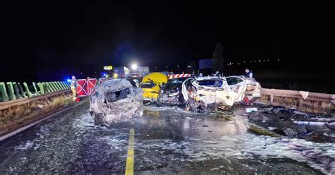 zdjęcie miejsca karambolu na S7