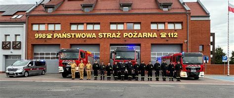 Spotkanie operacyjne strażaków OSP i PSP w Słupcy, prelegent omawiający nowe przepisy