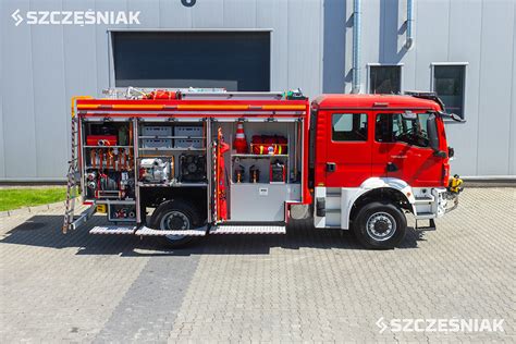 Ciężki samochód gaśniczy GCBA 5/35 MAN TGM 18.280 na wyposażeniu straży