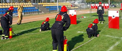 Młodzieżowe Drużyny Pożarnicze podczas konkurencji