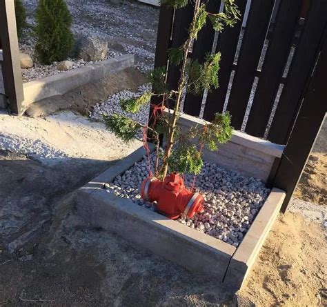 Zdjecie poglądowe: hydrant uliczny w akcji gaśniczej