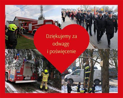 Zdjęcie symbolizujące odwagę i poświęcenie strażaków