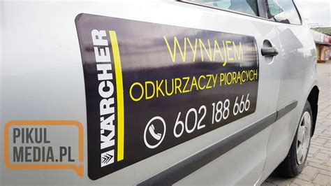 Magnes na samochód OSP z logo i napisem