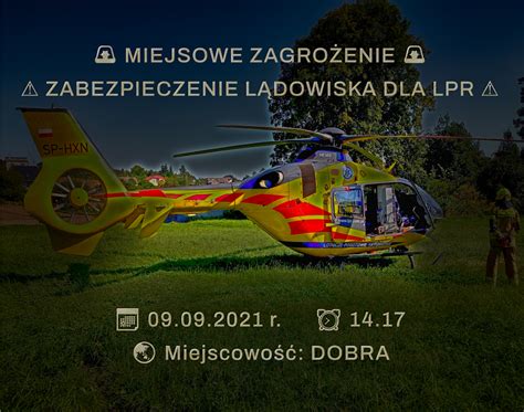infografika przedstawiająca zasady przygotowania lądowiska dla śmigłowca LPR
