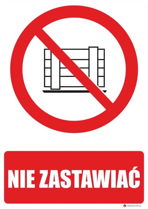 piktogram znaku zakazu 