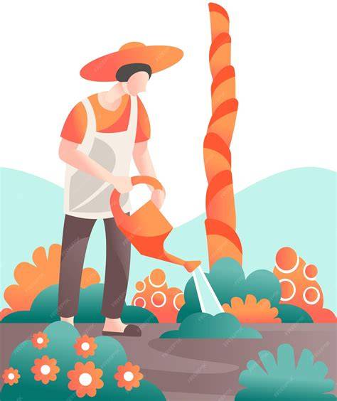 Ilustracja przedstawiająca działanie kurtyny wodnej w ogrodzie, tworzącej mgiełkę.