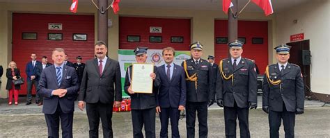 Uroczystość włączenia OSP do KSRG, przekazanie aktu włączenia