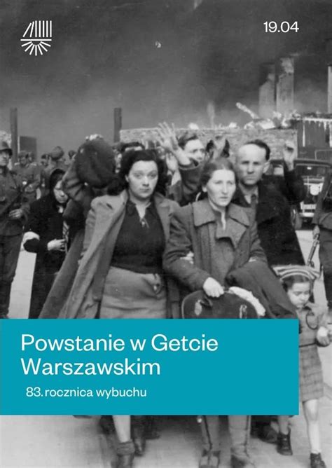 Fotografia płonących budynków w getcie warszawskim