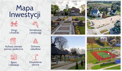 Infografika przedstawiająca główne inwestycje w OSP Gminy Tarnów w ostatnich latach