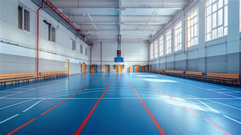 Photo of a modern sports hall interior