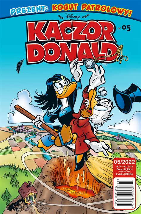 Ilustracja Kaczora Donalda w stylu Carla Barksa