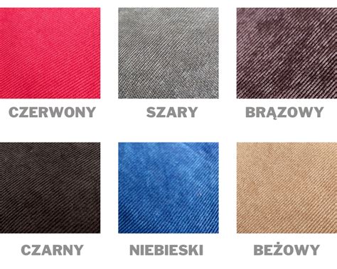 Zdjęcie przedstawiające różne faktury i kolory materiałów roletowych.