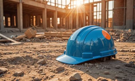 Thematic photo of a construction site with a partially visible map and a hard hat.